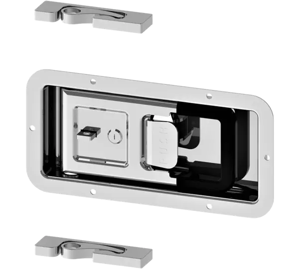 Reccessed Lock Small With Padlock Set